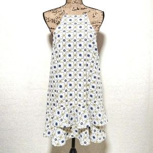 J.O.A | High Neck - Short Ruffle Dress